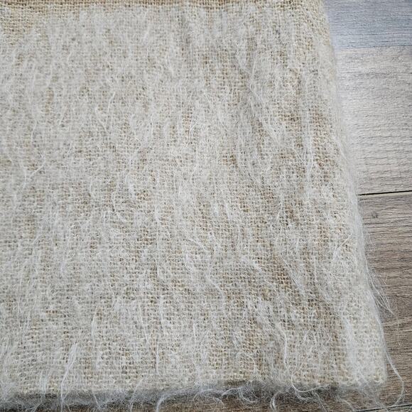 French Connection Wool Tan Eyelash Colorblock Two-Toned Lined Midi Skirt 10 - Picture 4 of 9